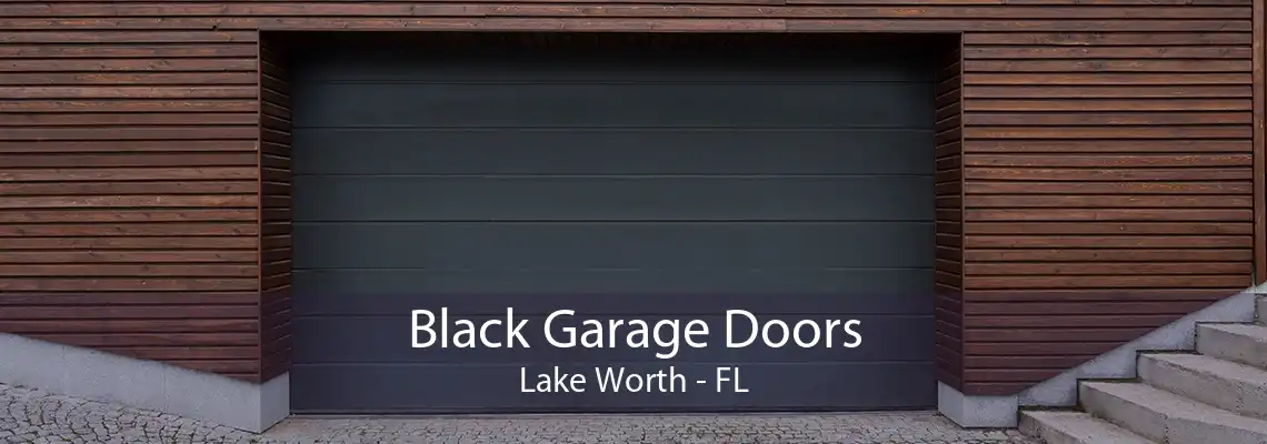 Black Garage Doors Lake Worth - FL