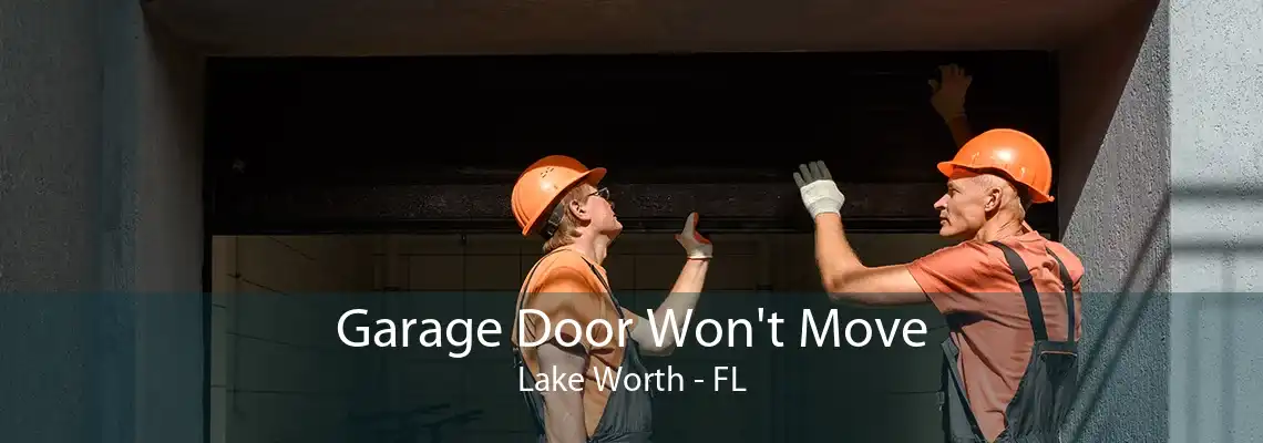 Garage Door Won't Move Lake Worth - FL