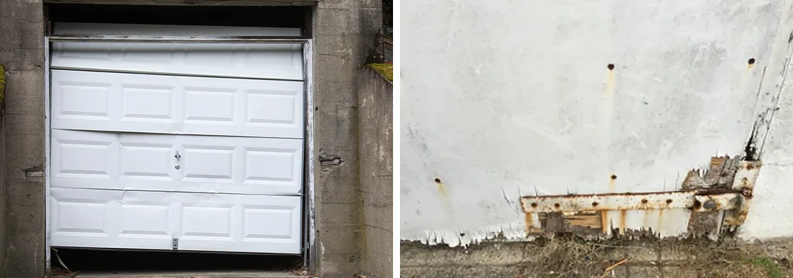 Rotten Commercial Garage Door Repair in Lake Worth