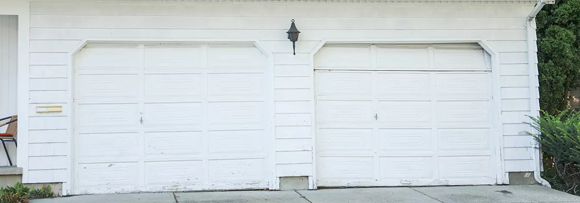 Roller Garage Door Dropped Down Replacement in Lake Worth